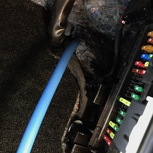 4AWG Cable In Passenger Side Firewall