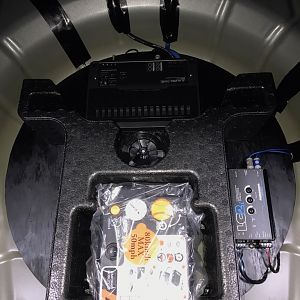 Amplifier Mount In Spare Tire Well