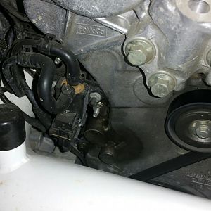 Factory oil leak