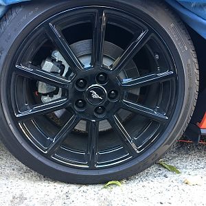 BLACK CHROME FACTORY STYLE BULGE LUG NUT KIT (20)